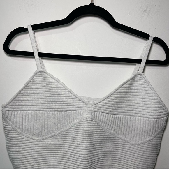 Aerie women’s muted grey take charge corset neutral girly cami tank top size XL - Picture 3 of 8